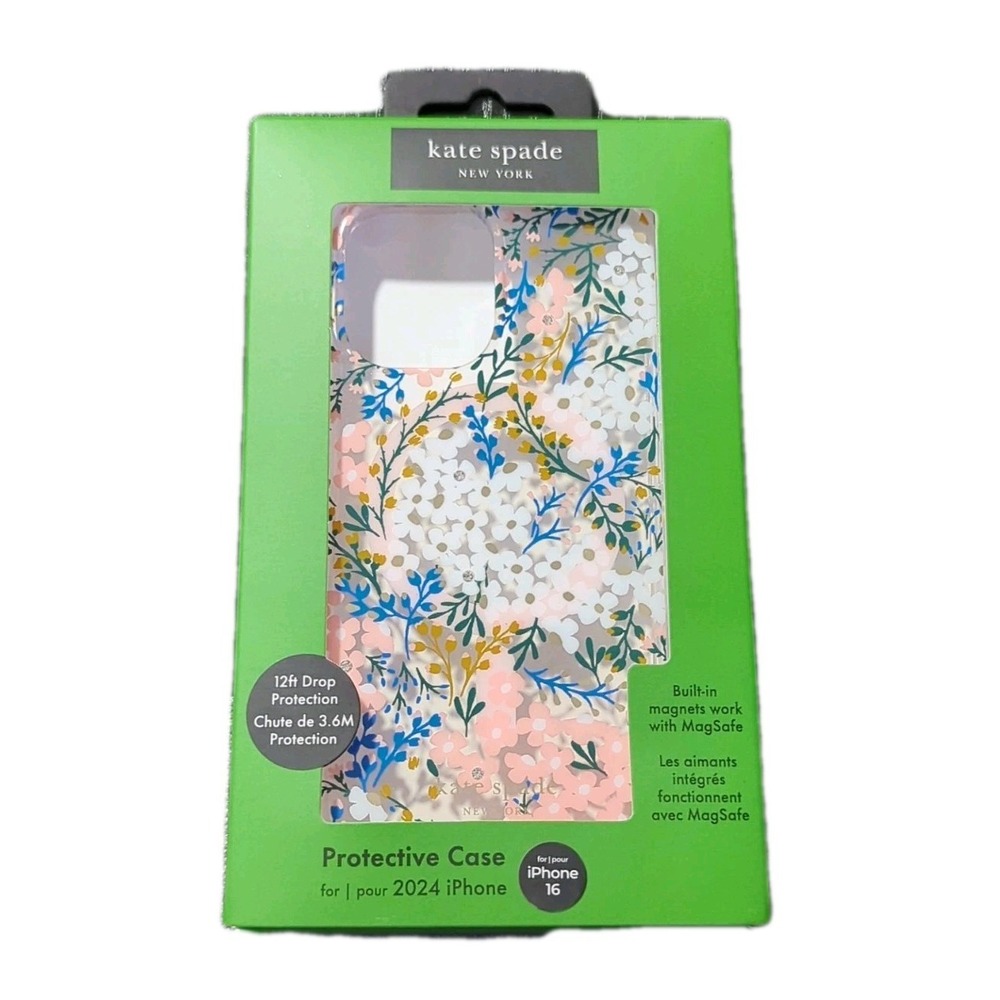 Q3-N Kate Spade NY MagSafe Case For Apple iPhone 16 - Flower‎